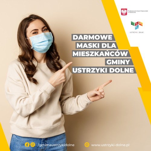 Bezpłatne maski dla Mieszkańców Gminy Ustrzyki Dolne